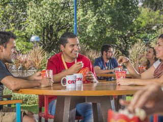 CI&T employees having afternoon break